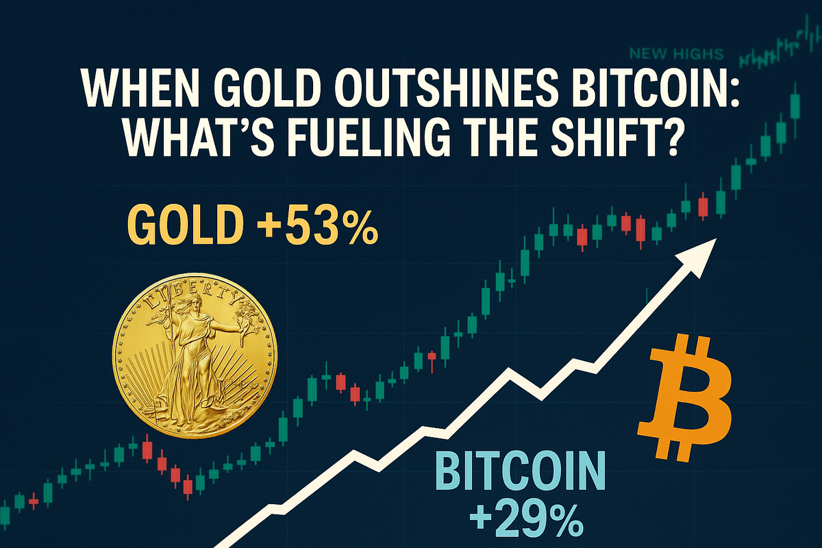 When Gold Outshines Bitcoin: What’s Fueling the Shift?